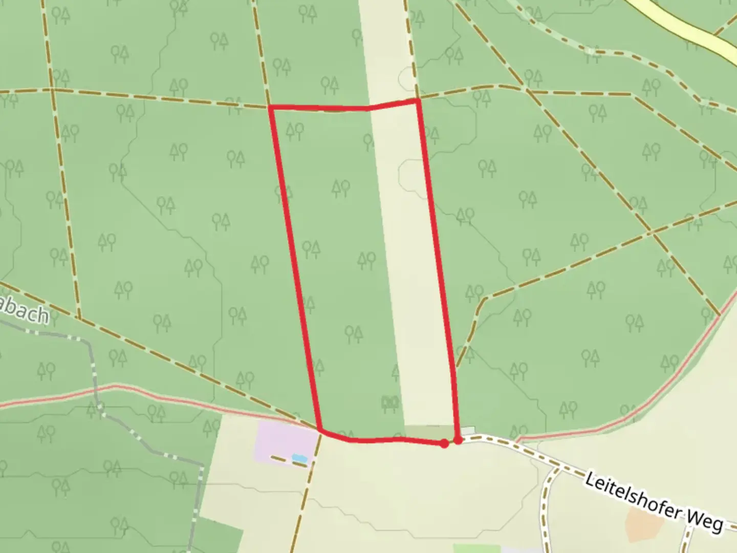 An image depicting the trail Brunst Loop and its surrounding area.