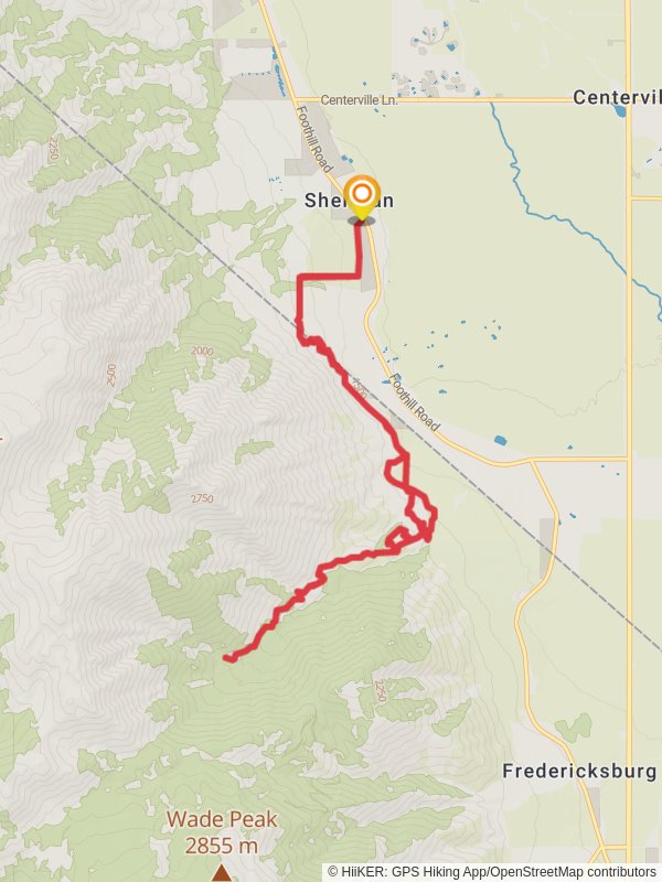 Sandy Trail, Lonesome Trail via Jobs Peak Ranch Trail