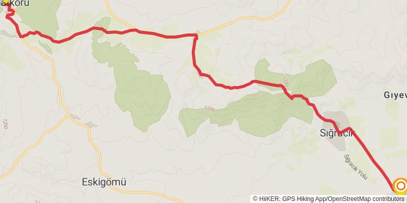 Sufi Trail stage 23 Map