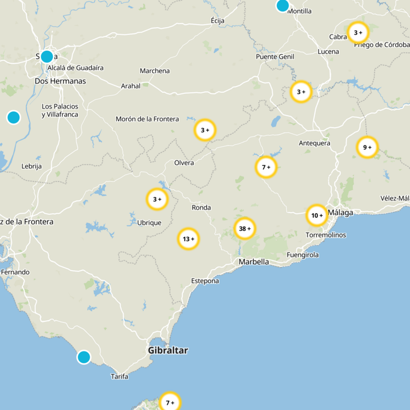 Serranía de Ronda Static Map