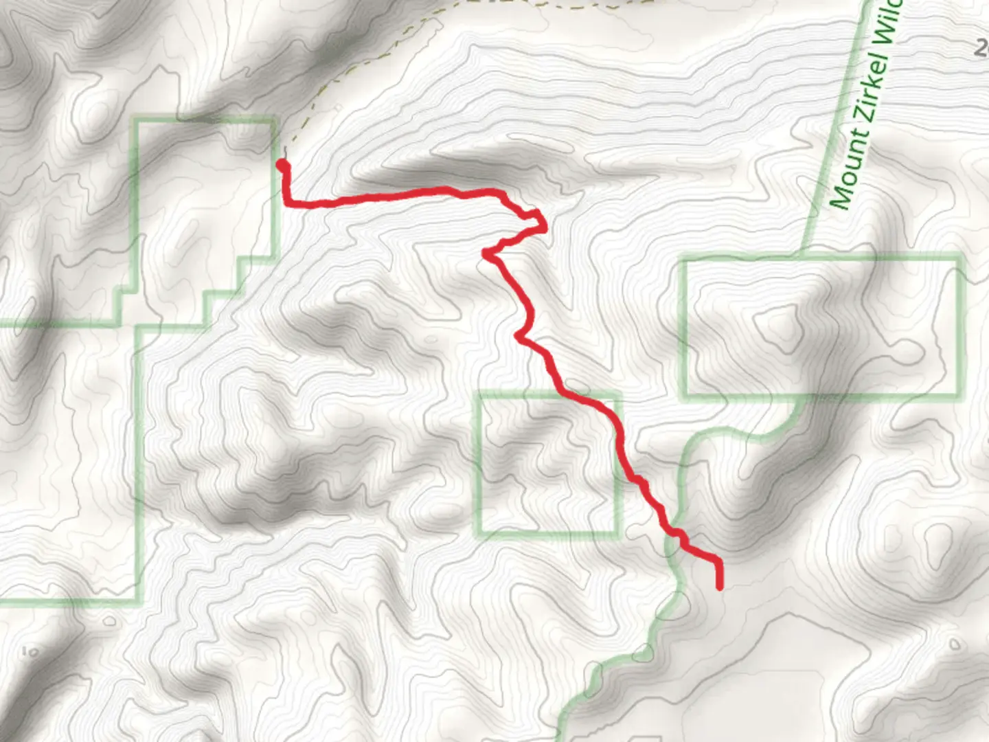 An image depicting the trail Roaring Fork Trail and its surrounding area.