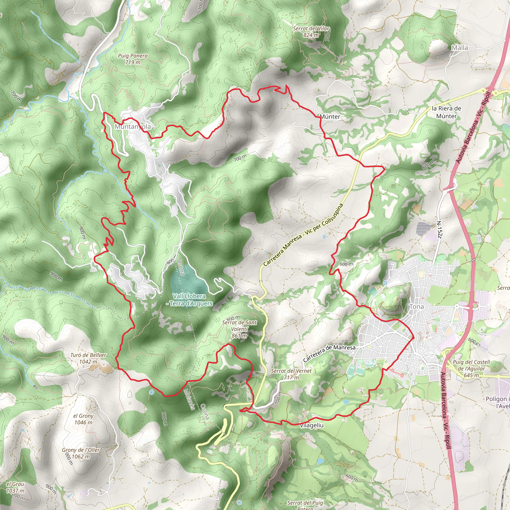 Tona Trail PR C 43 mobile static map