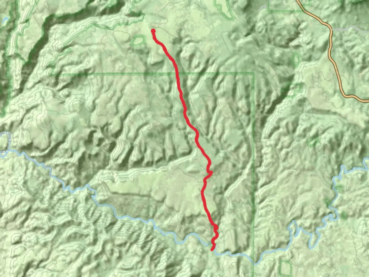 An image depicting the trail Saddle Ridge Trail and its surrounding area.