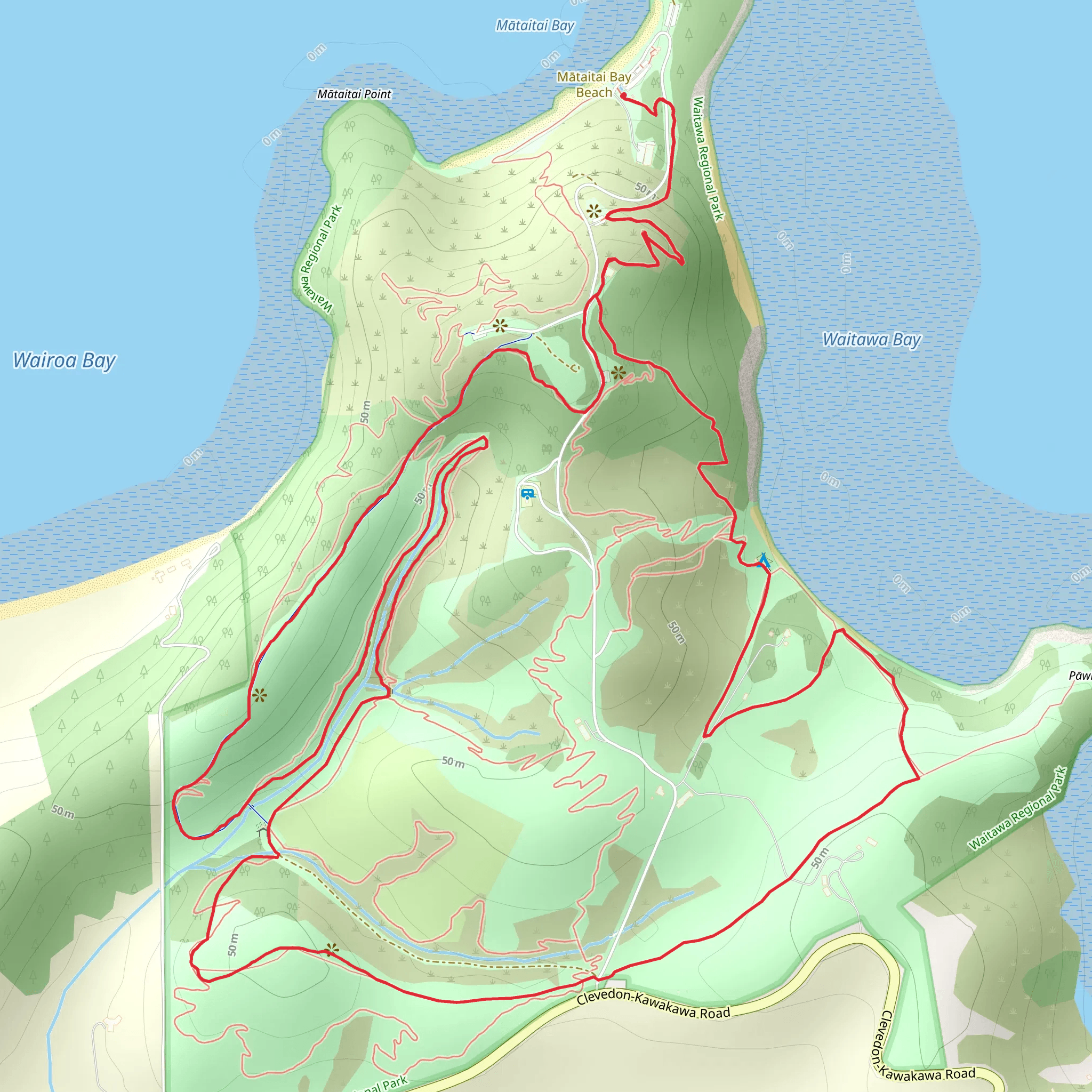 Pūweto Loop mobile static map