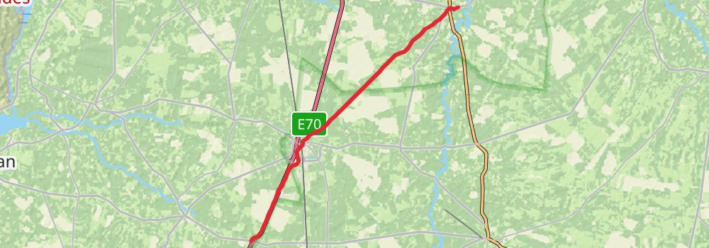 GR 655 Via Turonensis stage 66 Map