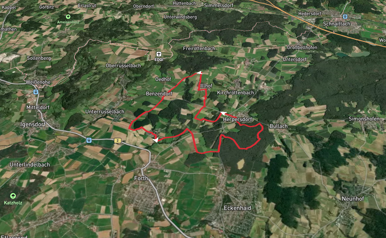 Herpersdorf Ebach and Lillinghof Loop