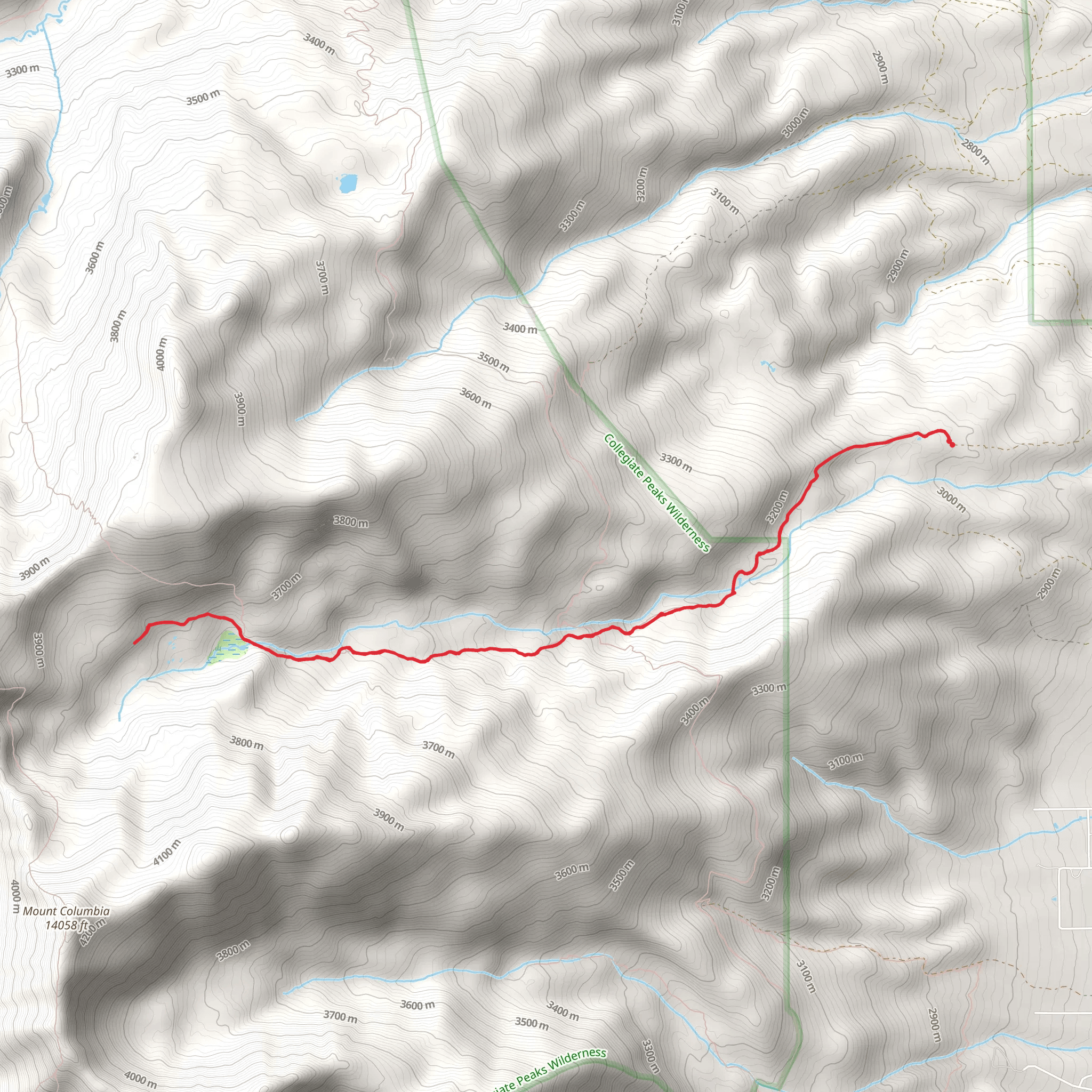 Frenchman Creek Trail mobile static map