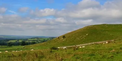 An image depicting the trail The Weaver Hills from Wootton and its surrounding area.