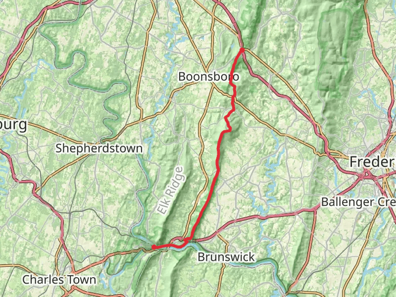 Monument Knob via Appalachian Trail