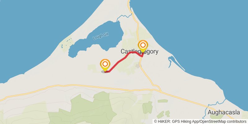 Stradbally Mountain Loop spur 1 Map