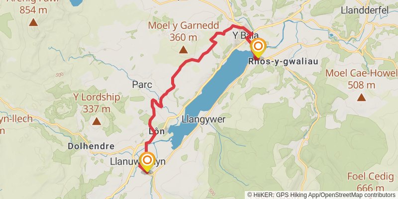 Hope House Way stage 21 Map