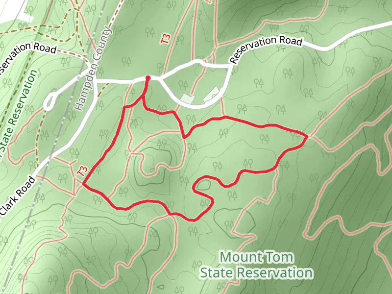 Mt Tom State Reservation Loop