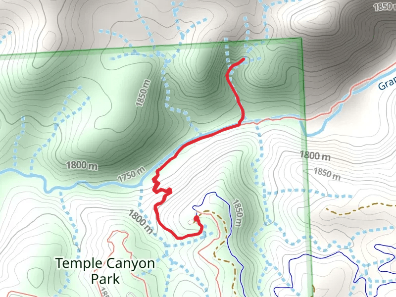 Grape Creek - Temple Canyon Trail