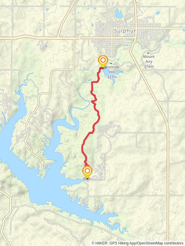 Rock Creek Trail 1 - Lake of the Arbuckles