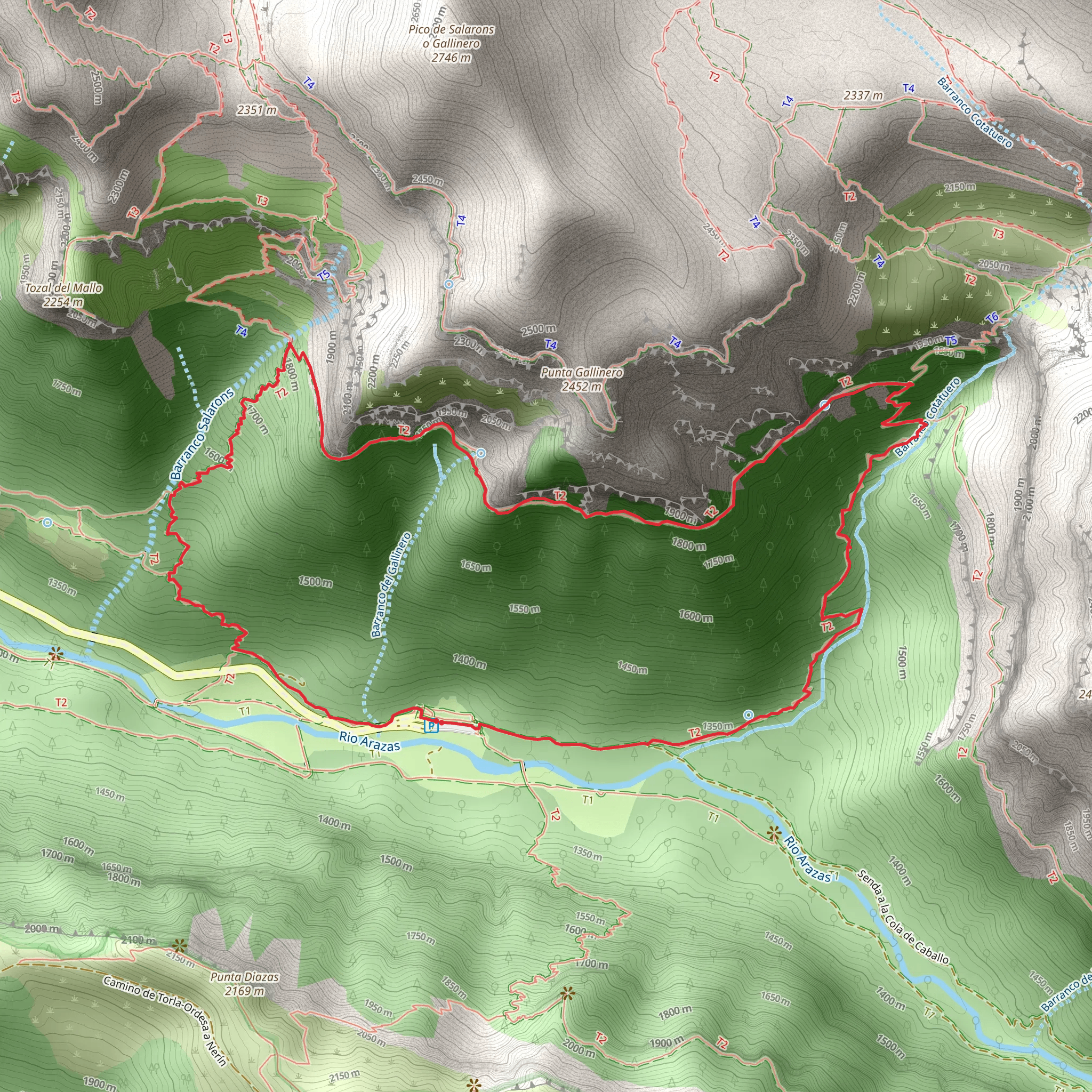 Ordesa - Gallinero Loop from Torla - Ordesa mobile static map
