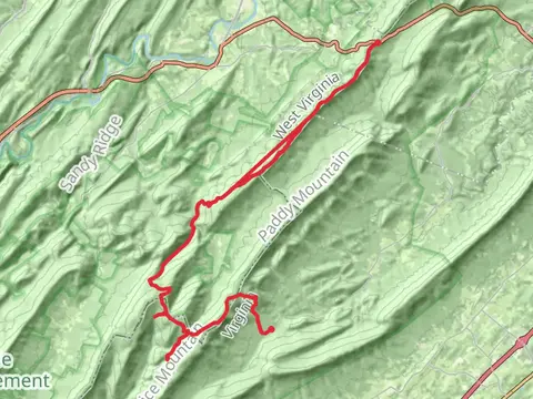 Tuscarora - Little North Mountain Trail