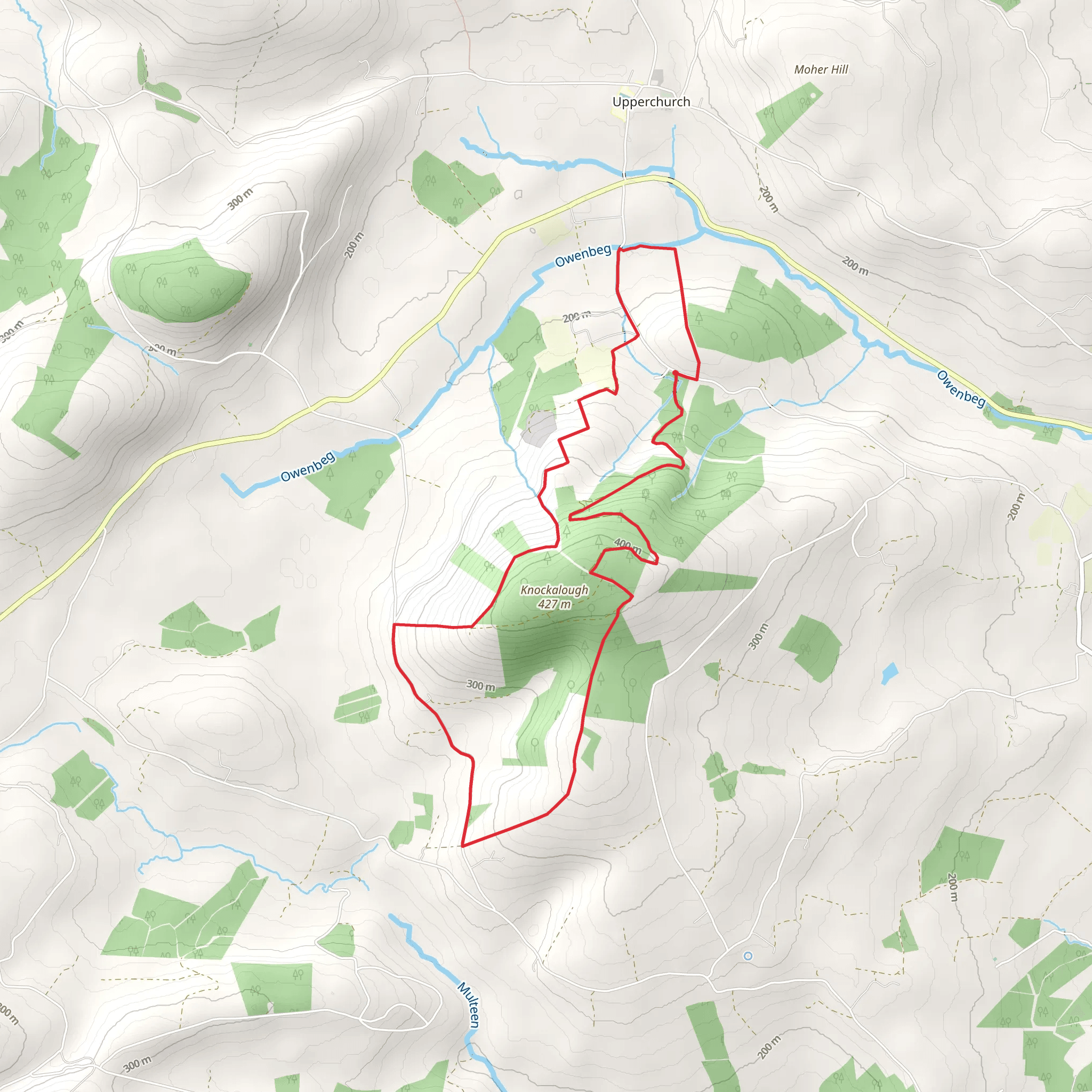 Knockalough - Mór Loop mobile static map