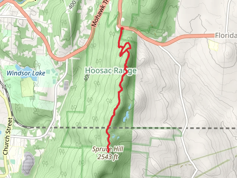 Spruce Hill via Hoosic Ridge Trail