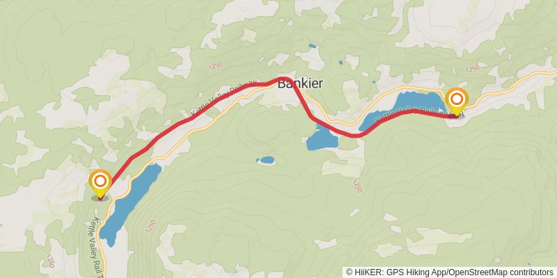 Kettle Valley Rail Trail stage 23 Map