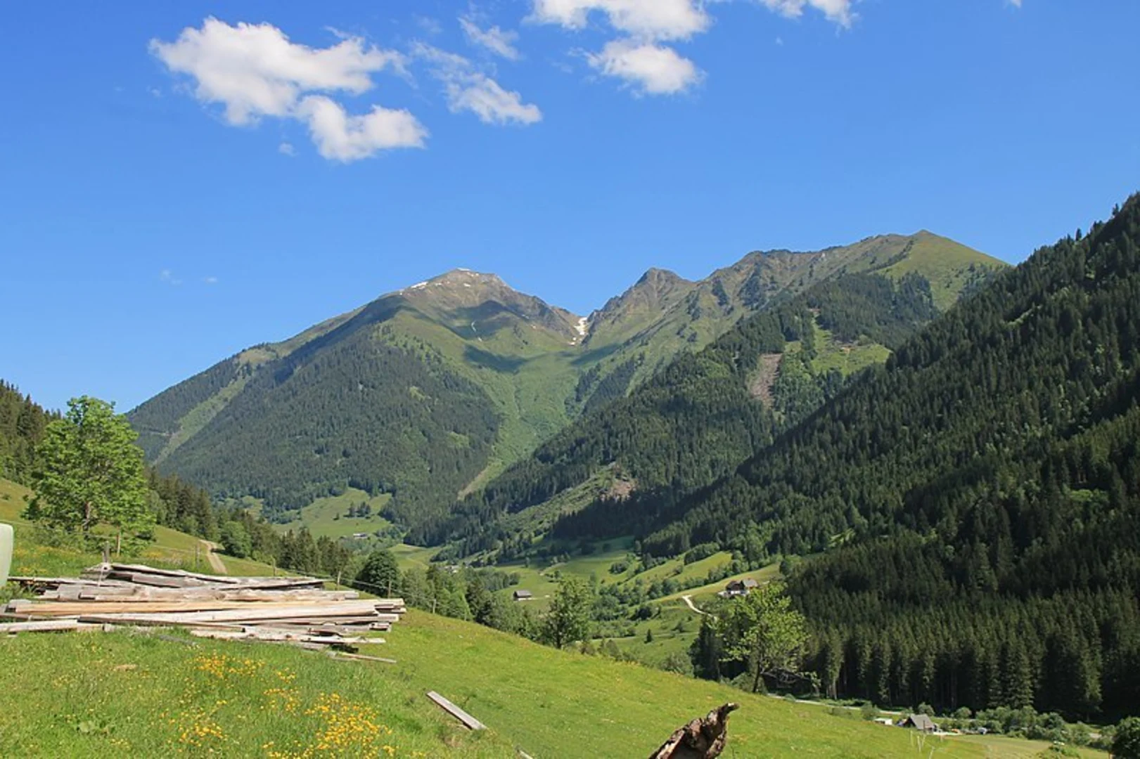 An image depicting the trail Gumpeneck and its surrounding area.