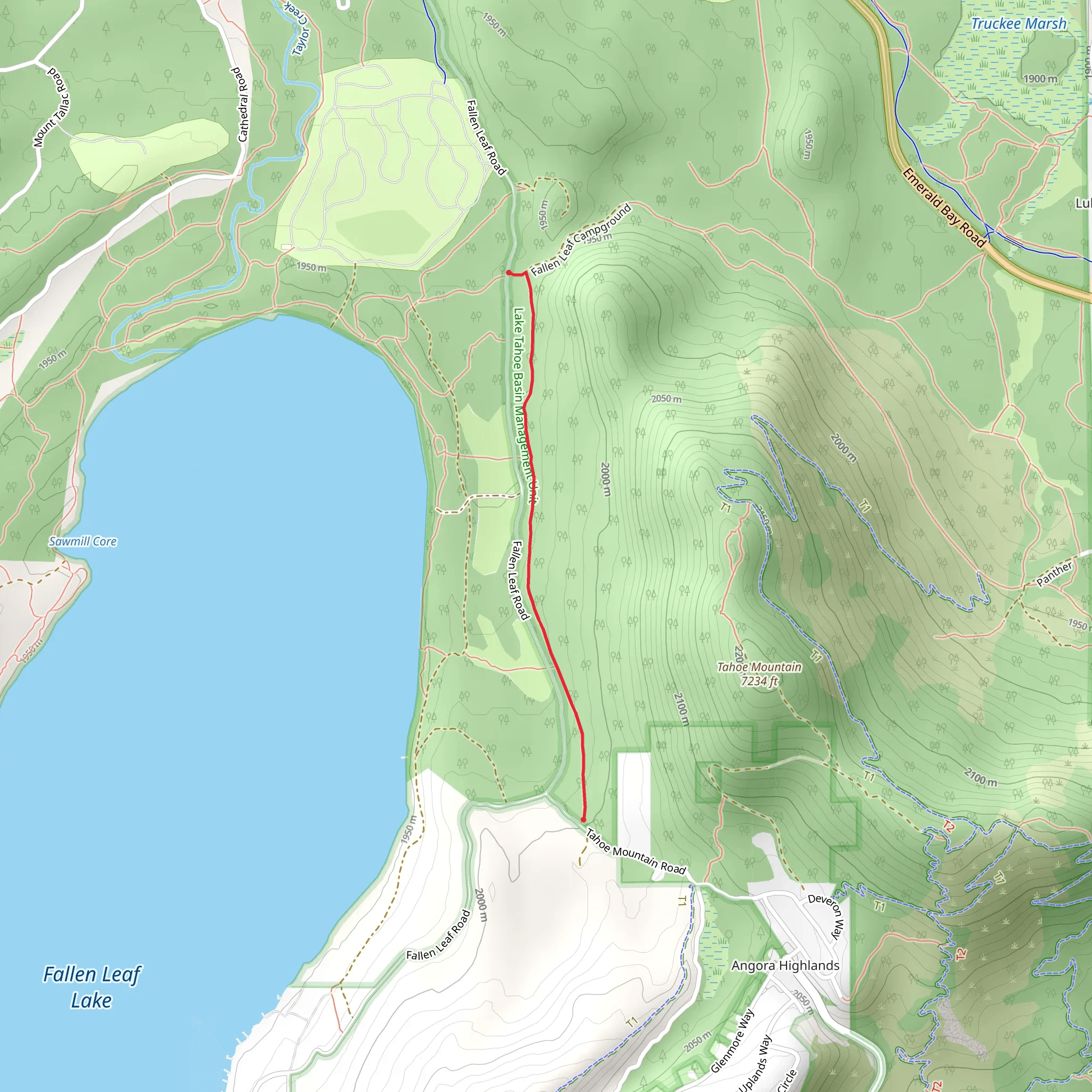 Rock Garden Trail mobile static map