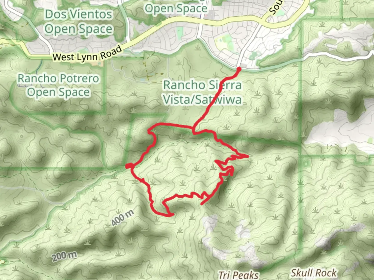 An image depicting the trail Wendy, Old Cabin and Fossil Loop Trail and its surrounding area.