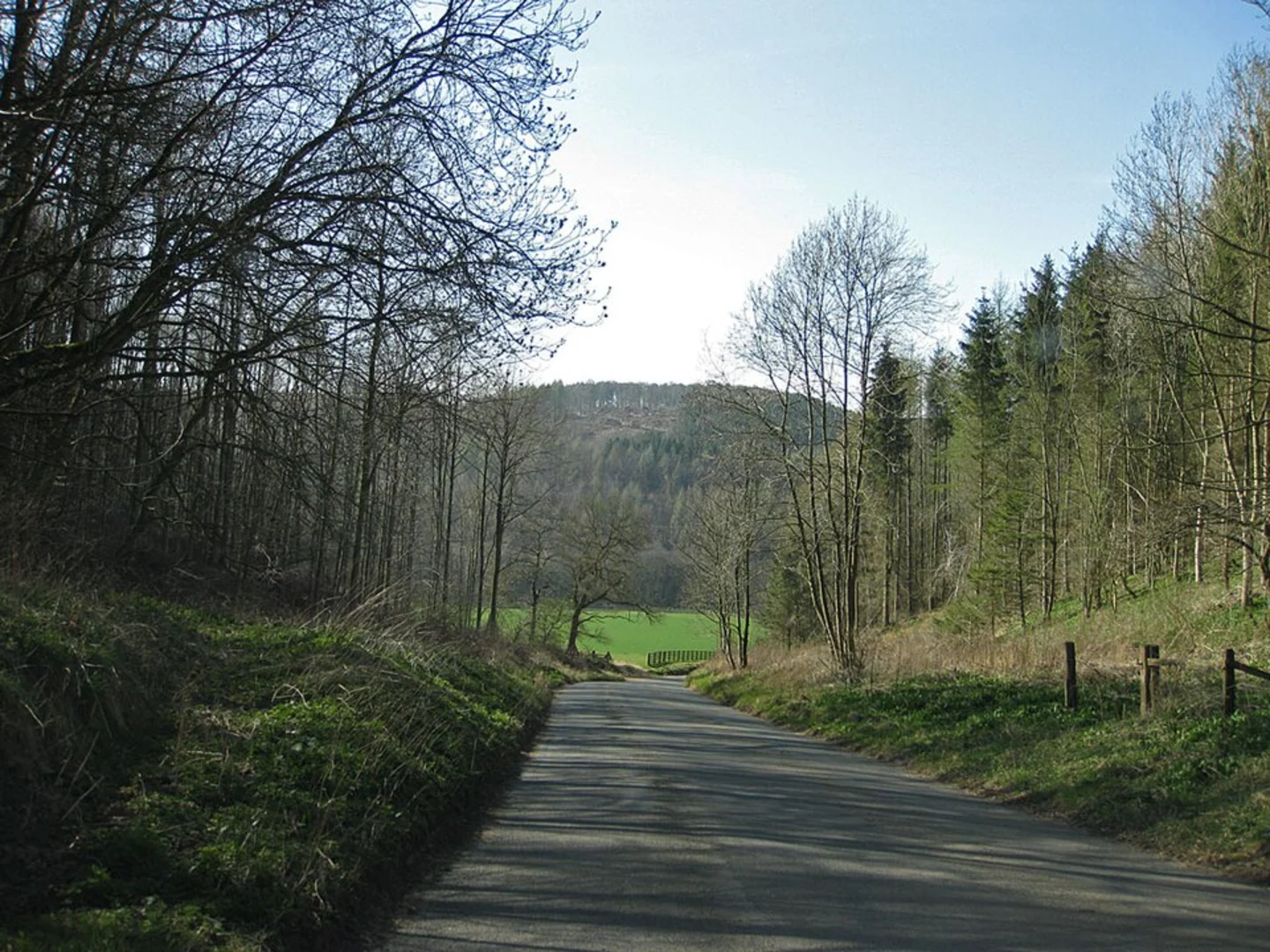 An image depicting the trail Blackdale Howl Wood and Abbot Hag Wood via Cleveland Way and its surrounding area.