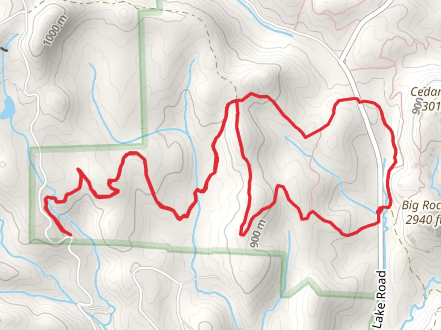 An image depicting the trail Twixt Trail, Cannon Creek Trail and Wilkie Trail Loop and its surrounding area.