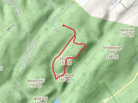 Sier Hill Loop via Rocky Knob Trail