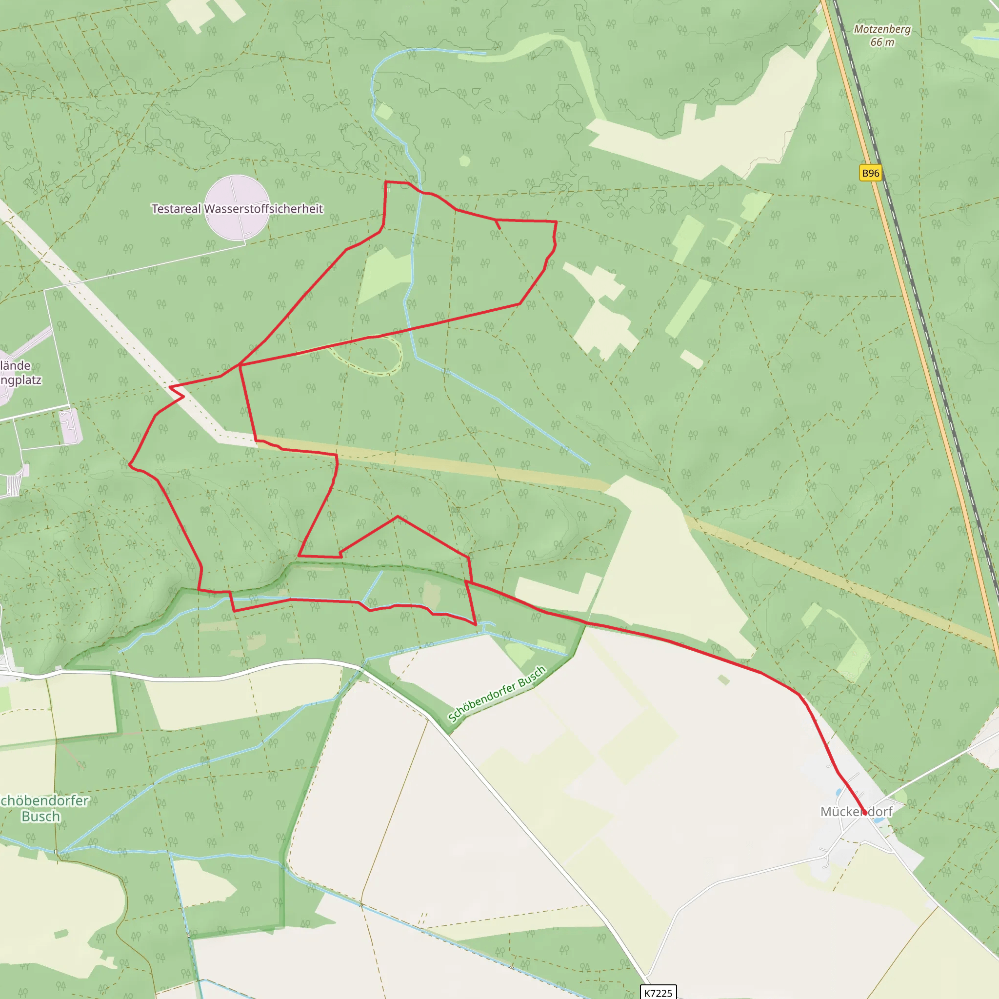 Kesselberge Loop mobile static map