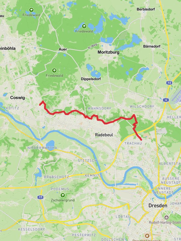 Trachau to Zitzschewig Walk