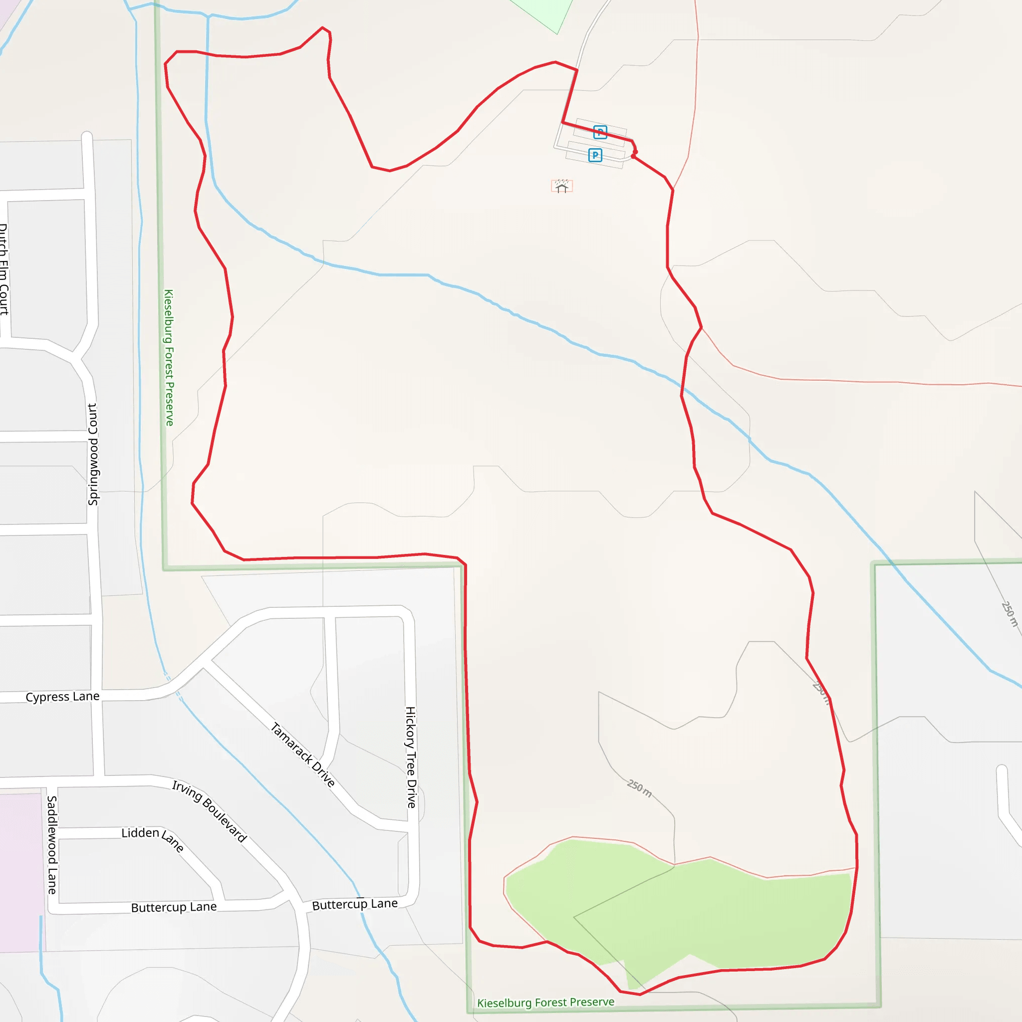 Hickory Tree Drive Loop - East mobile static map