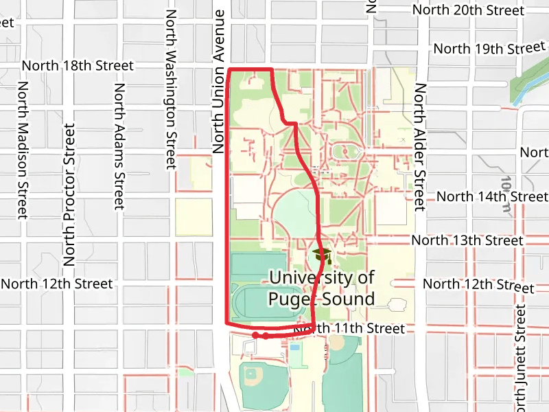 Lower Baker Field and President's Forest Loop