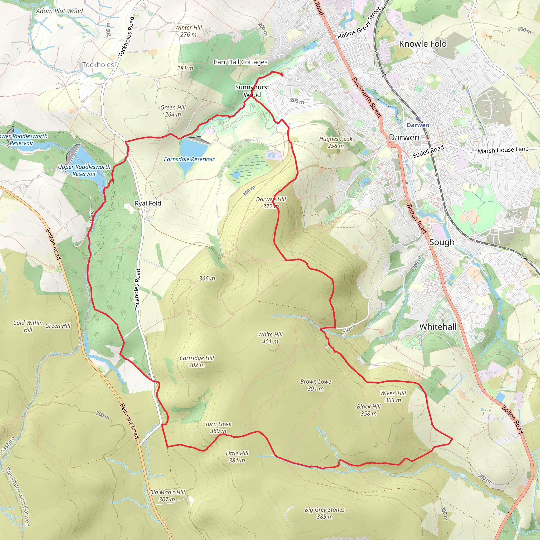 Tacklers Trail mobile static map