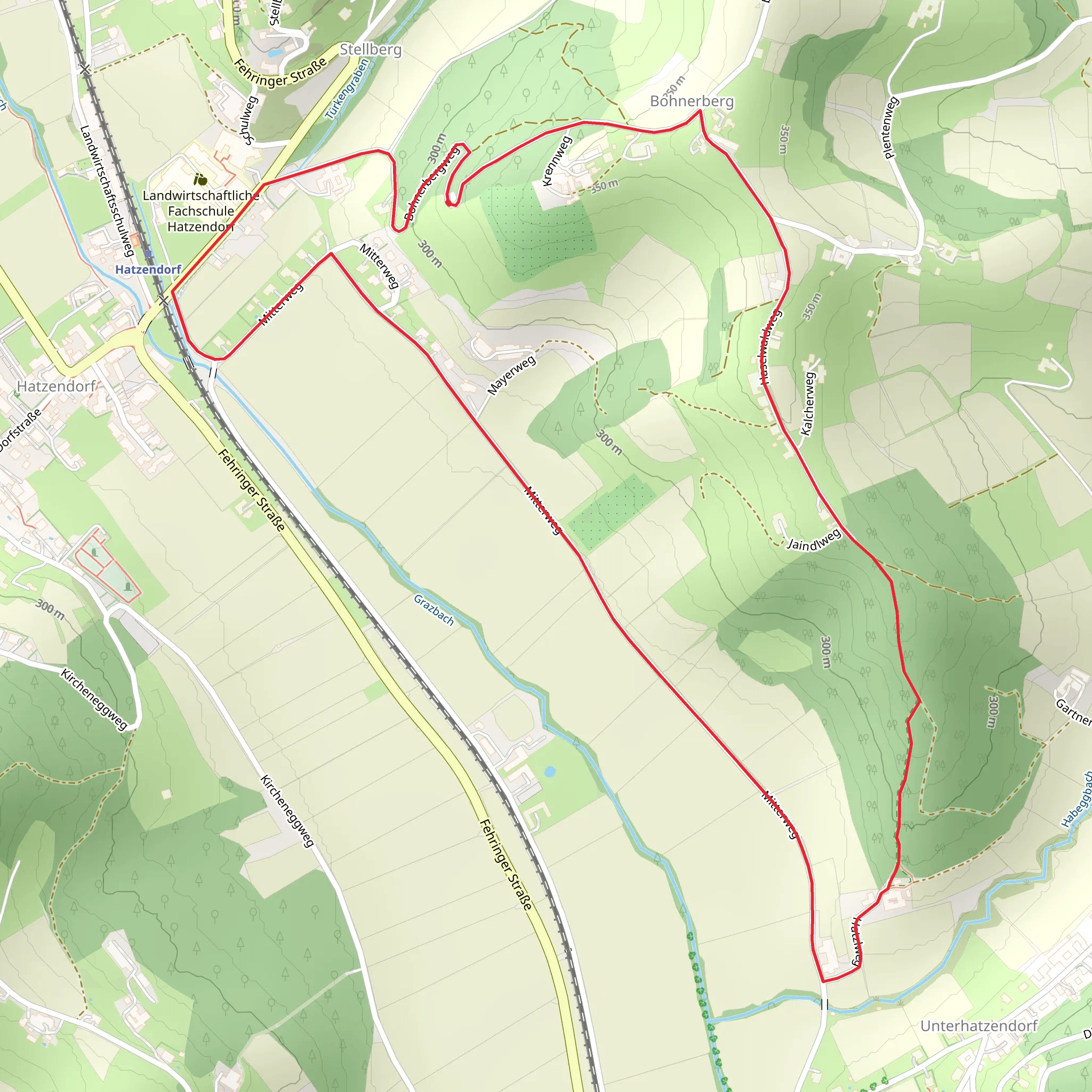 Kunst-Panorama-Weg Hatzendorf mobile static map