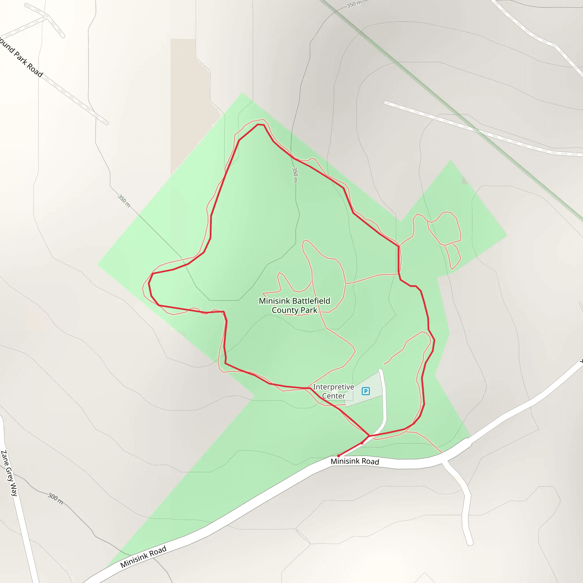 Minisink Road Loop mobile static map