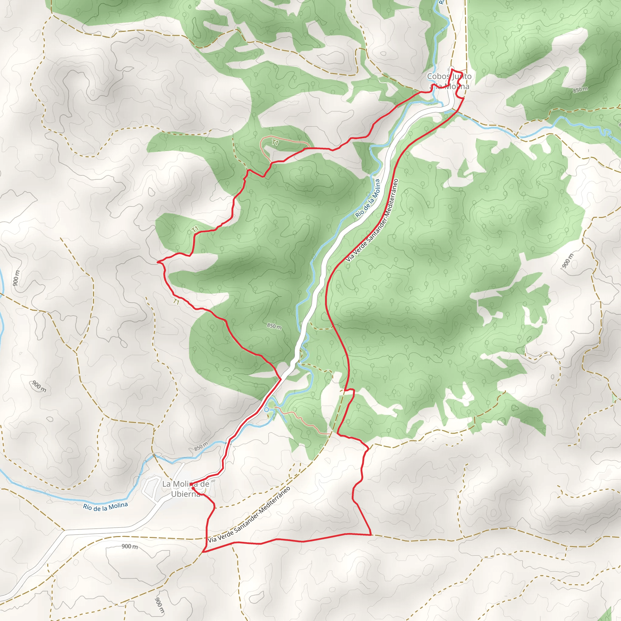 Trails of the Torcas PR BU 211 mobile static map