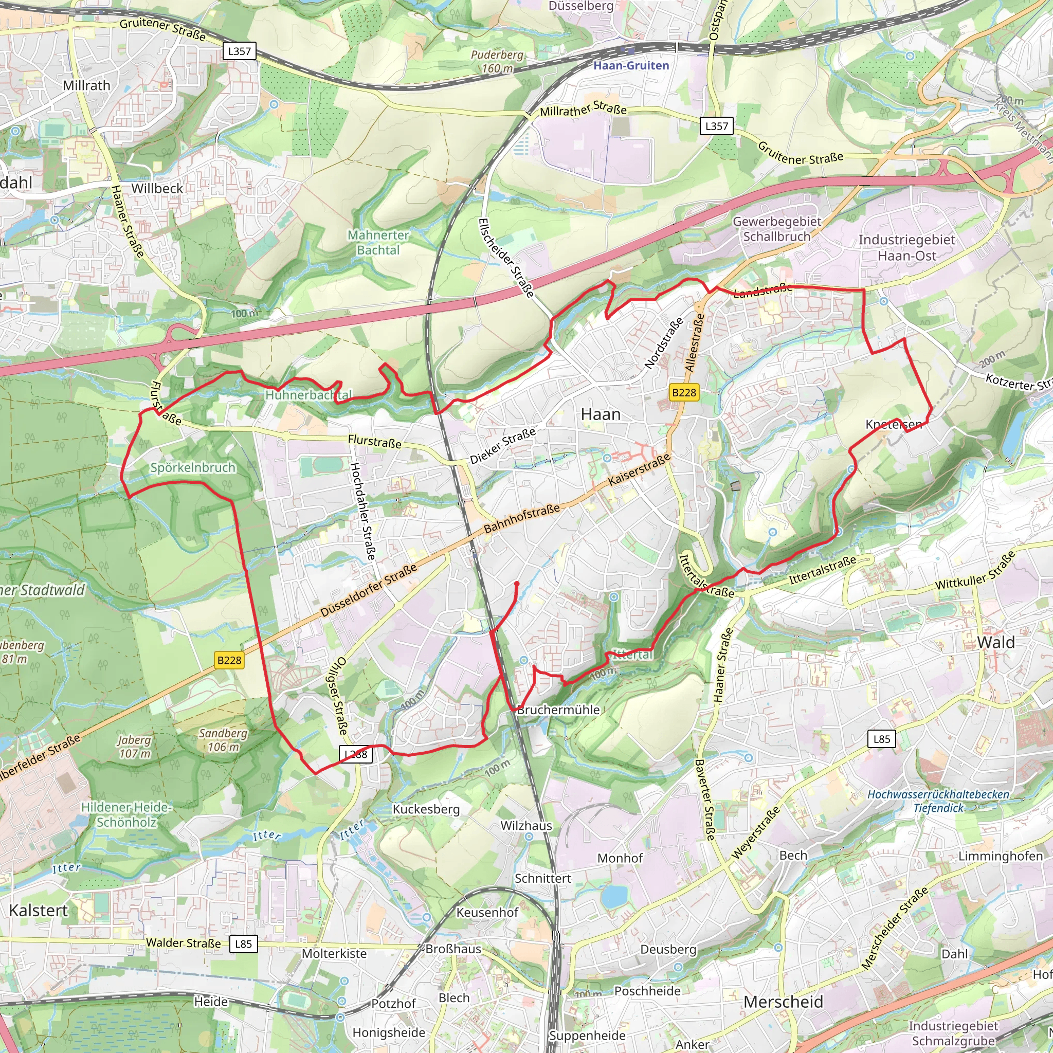 Haan Circular mobile static map