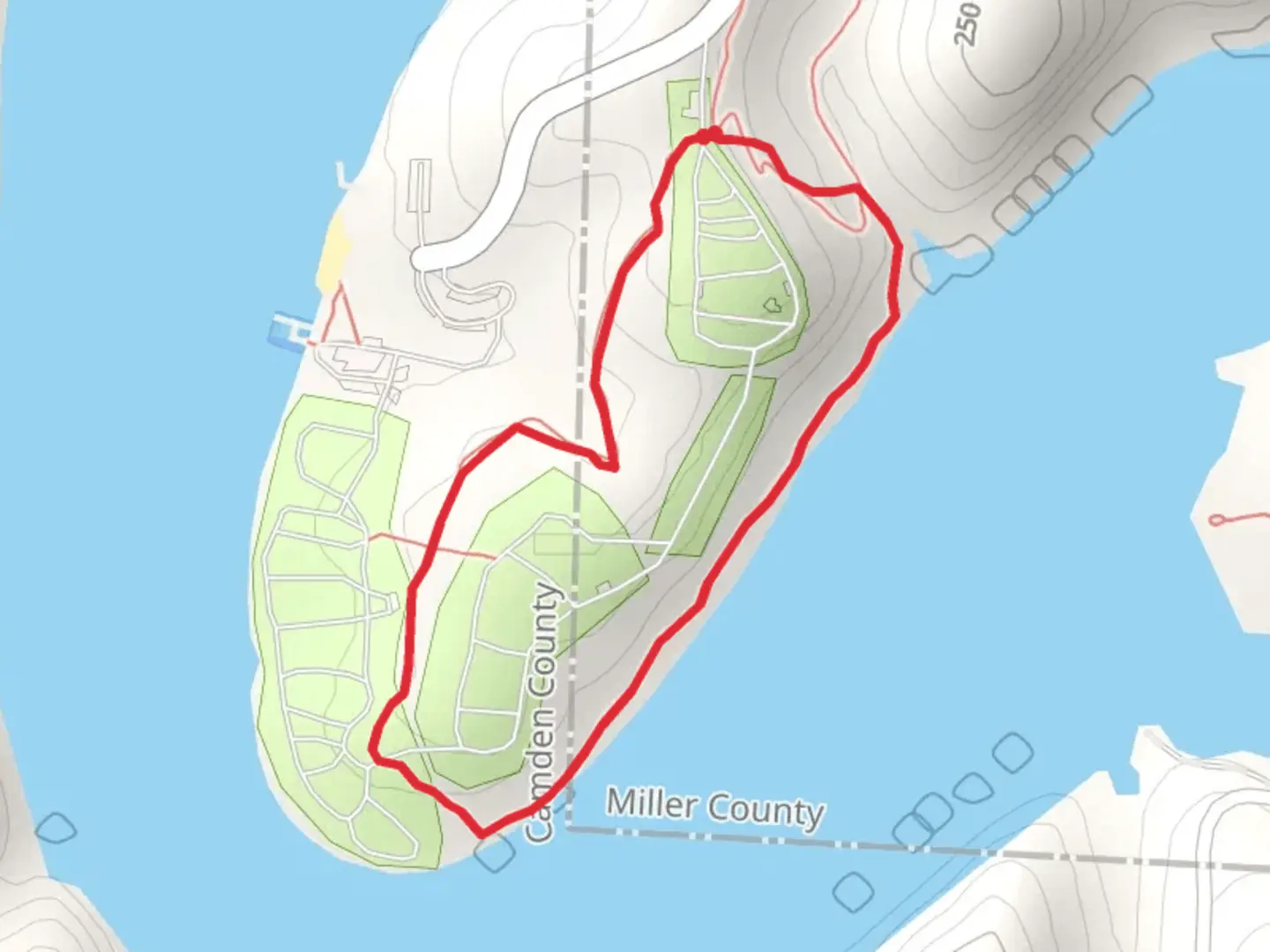 An image depicting the trail Lake View Bend Loop Trail and its surrounding area.