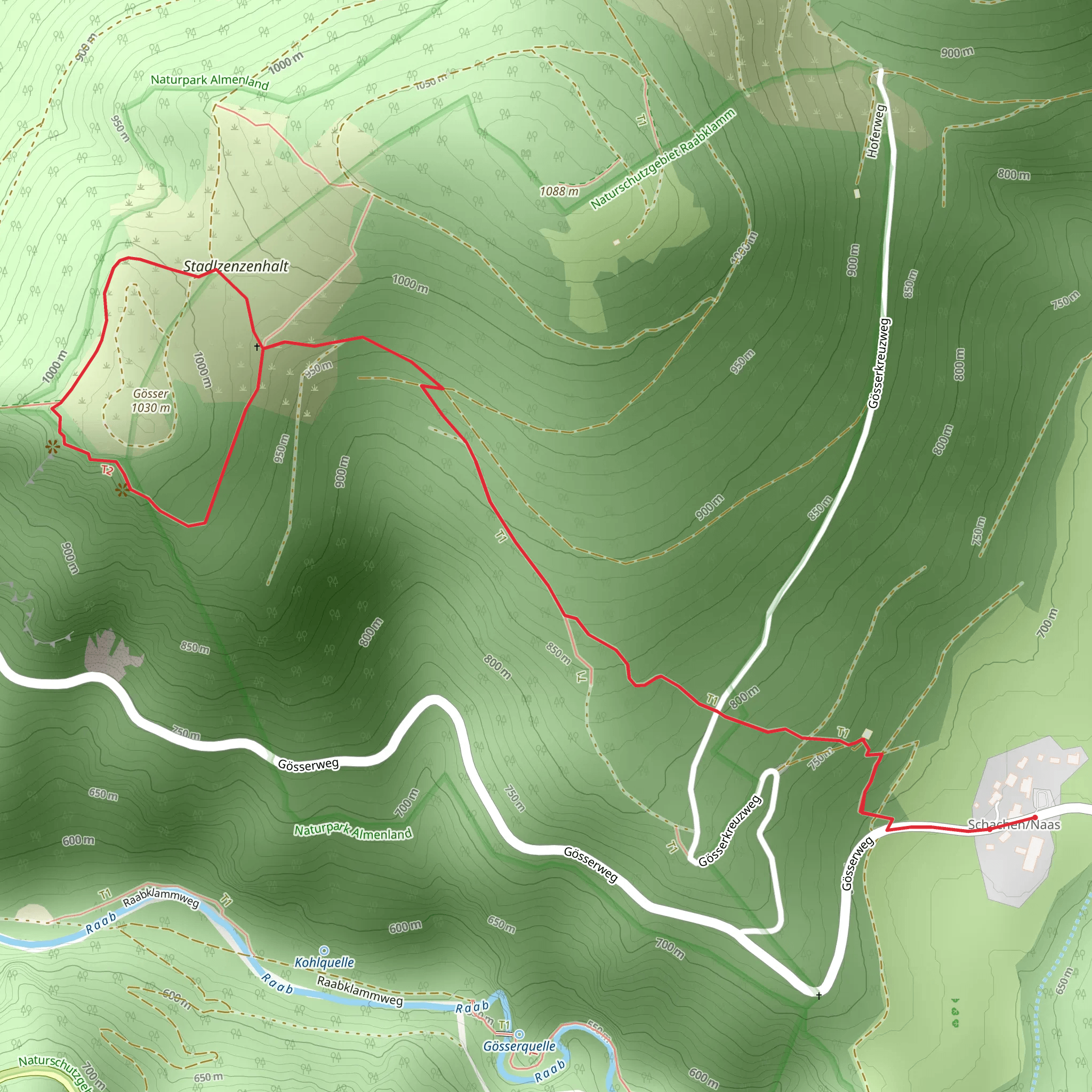 Gösser Loop mobile static map