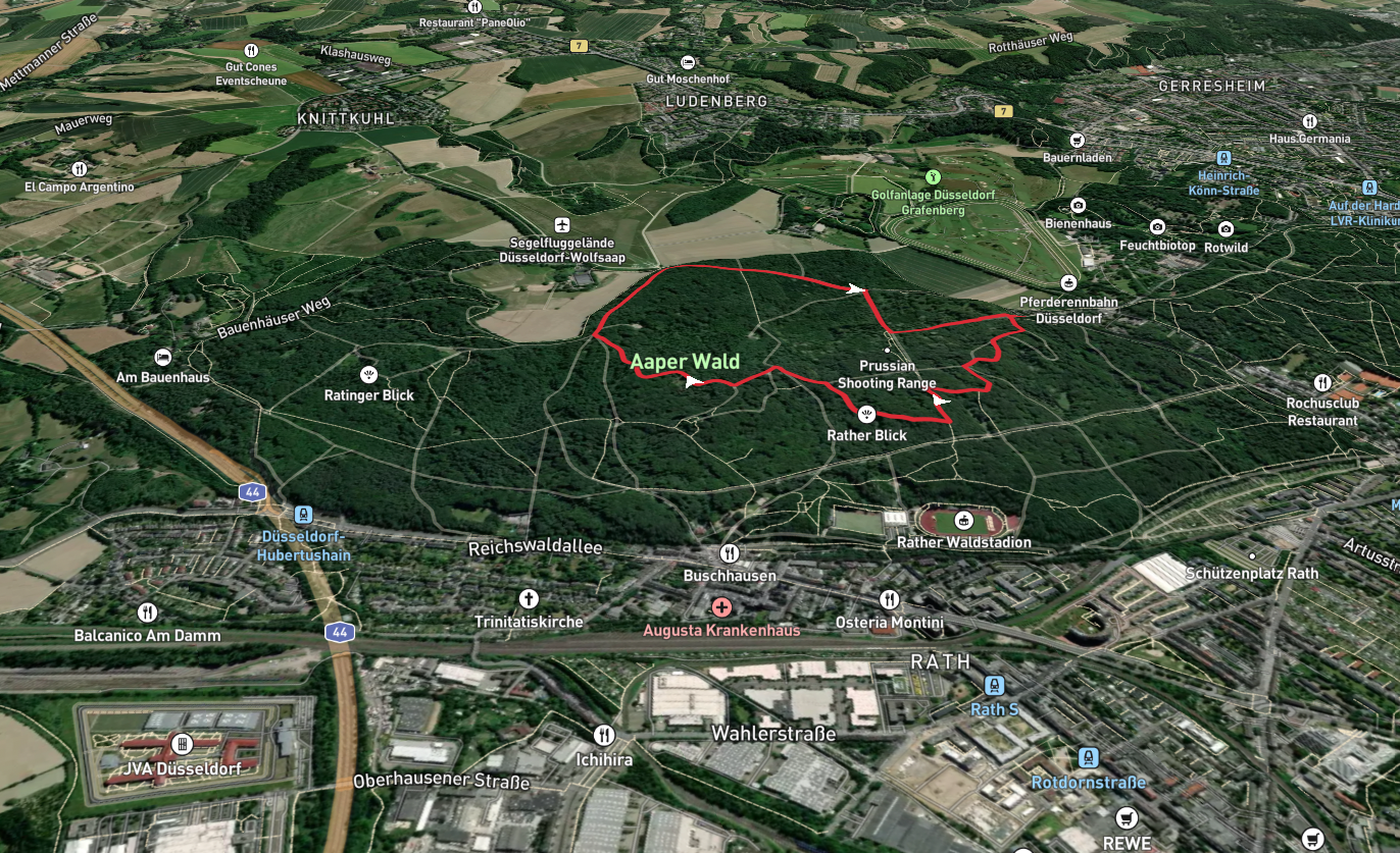 Aaper Wald Loop via Heinrichs Ruh