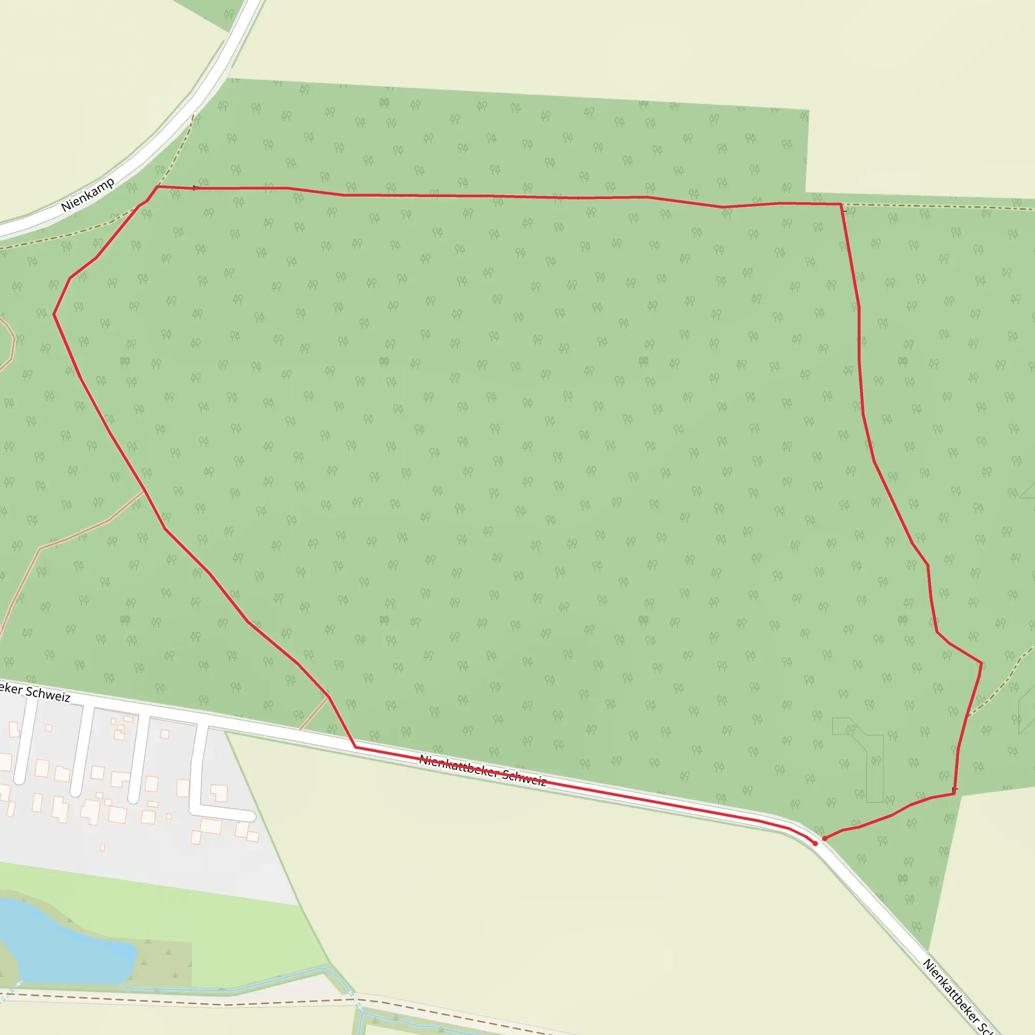 Nienkattbeker Schweiz Loop mobile static map