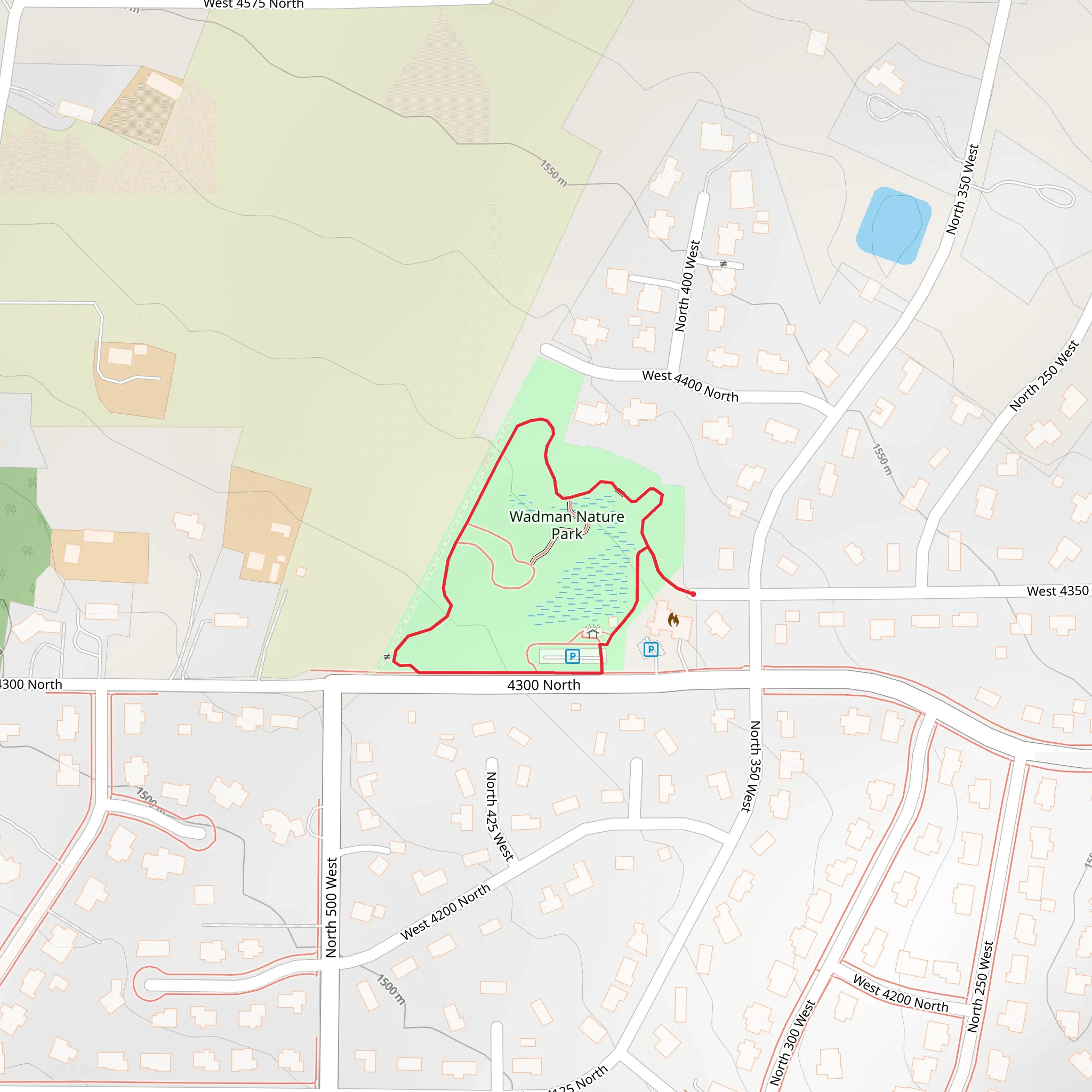 Wadman Nature Park Loop mobile static map