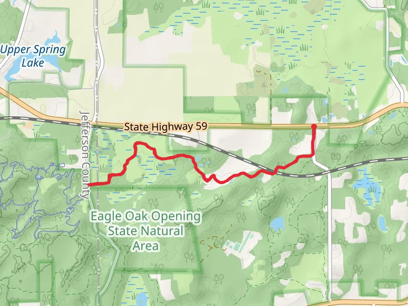 Ice Age Trail - State Highway 59
