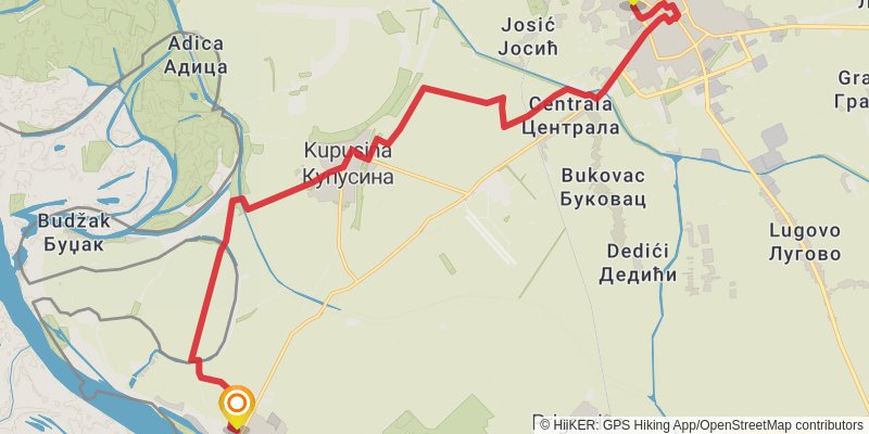 Sultans Trail stage 35 Map