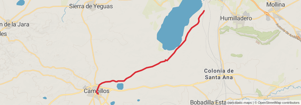 GR 249 Gran Senda de Málaga stage 19 Map