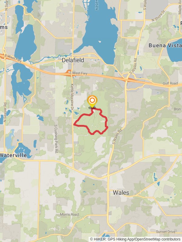 Moraine Ridge Trail and Kettle View Trail Loop