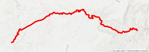Southwestern Horseshoe Trail stage 17 Map
