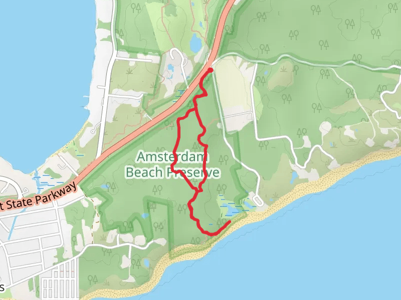 Montauk Point State Parkway Southern Loop