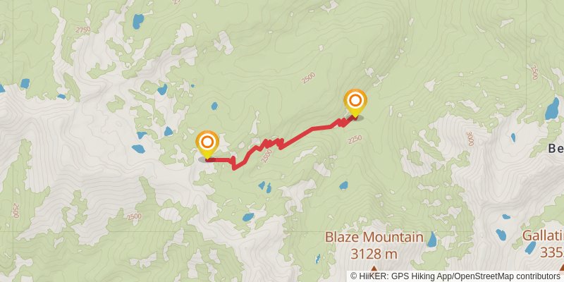 Spanish Peaks Loop alt 3 Map